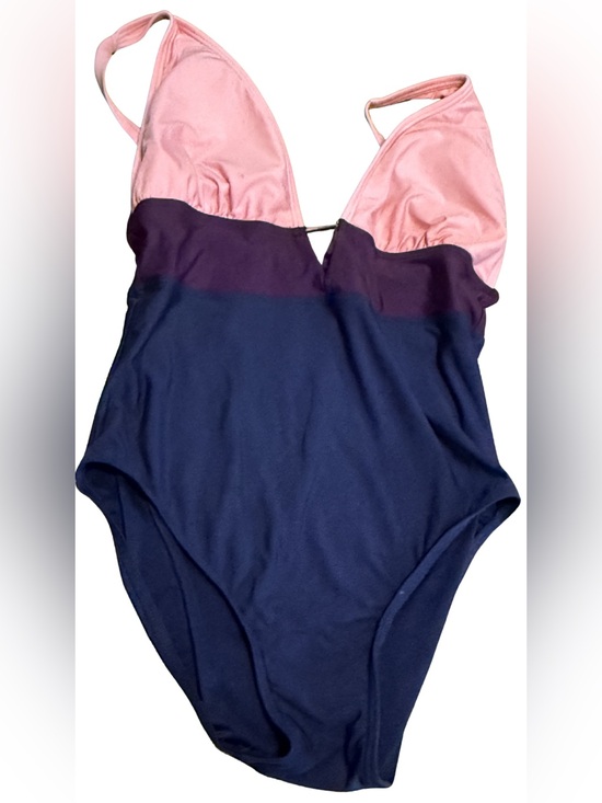 Calvin Klein Other - Calvin Klein Swimwear One Piece Swimsuit Size 10 Pink Purple‎ Navy Colorblock
